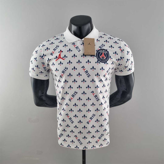 Paris Saint-Germain 2018/19 Polo Blanc Fleur de Lys