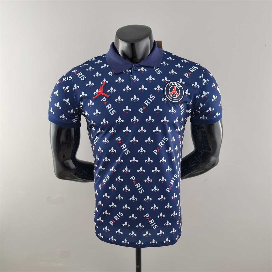 Paris Saint-Germain 2018/19 Polo Bleu Fleur de Lys