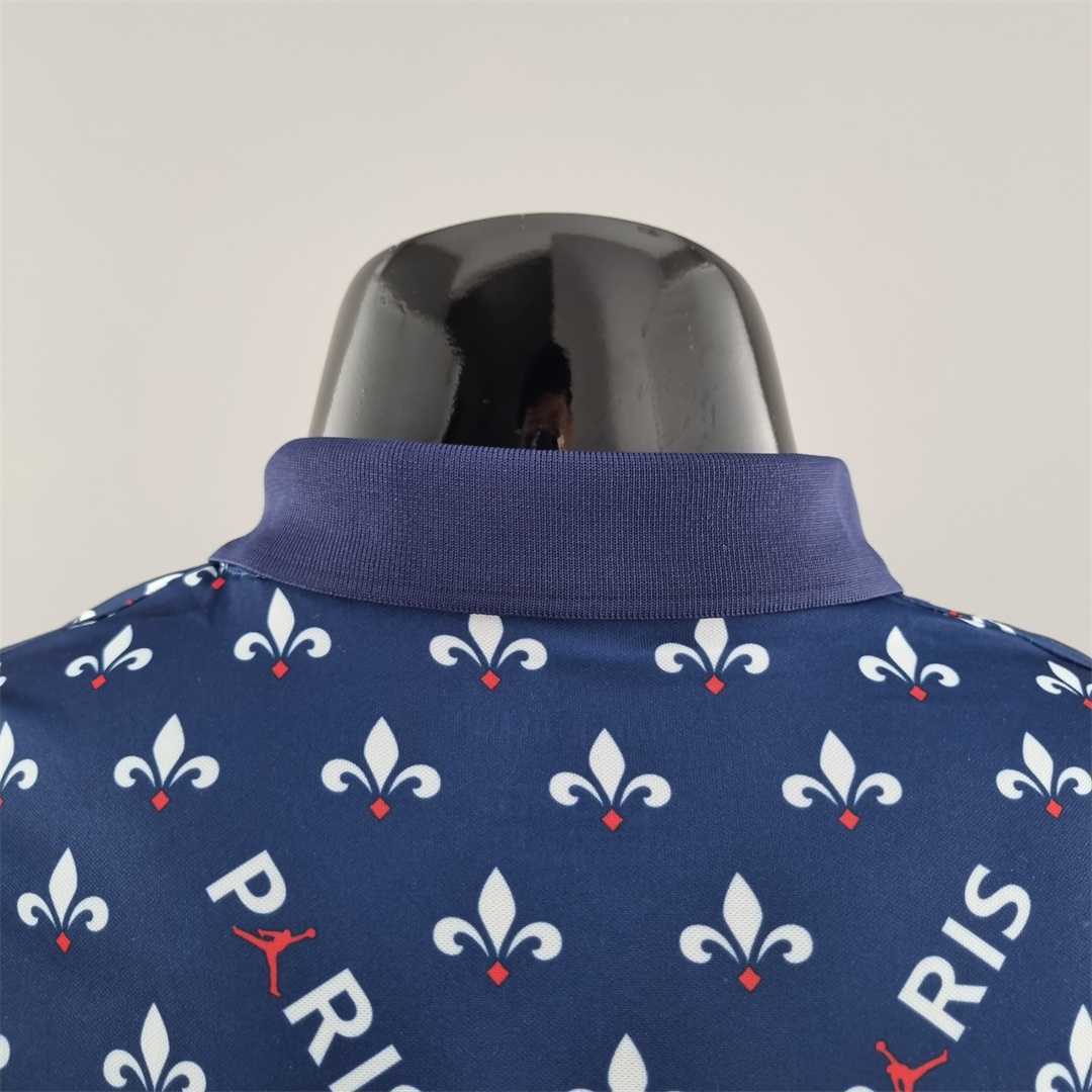 Paris Saint-Germain 2018/19 Polo Bleu Fleur de Lys