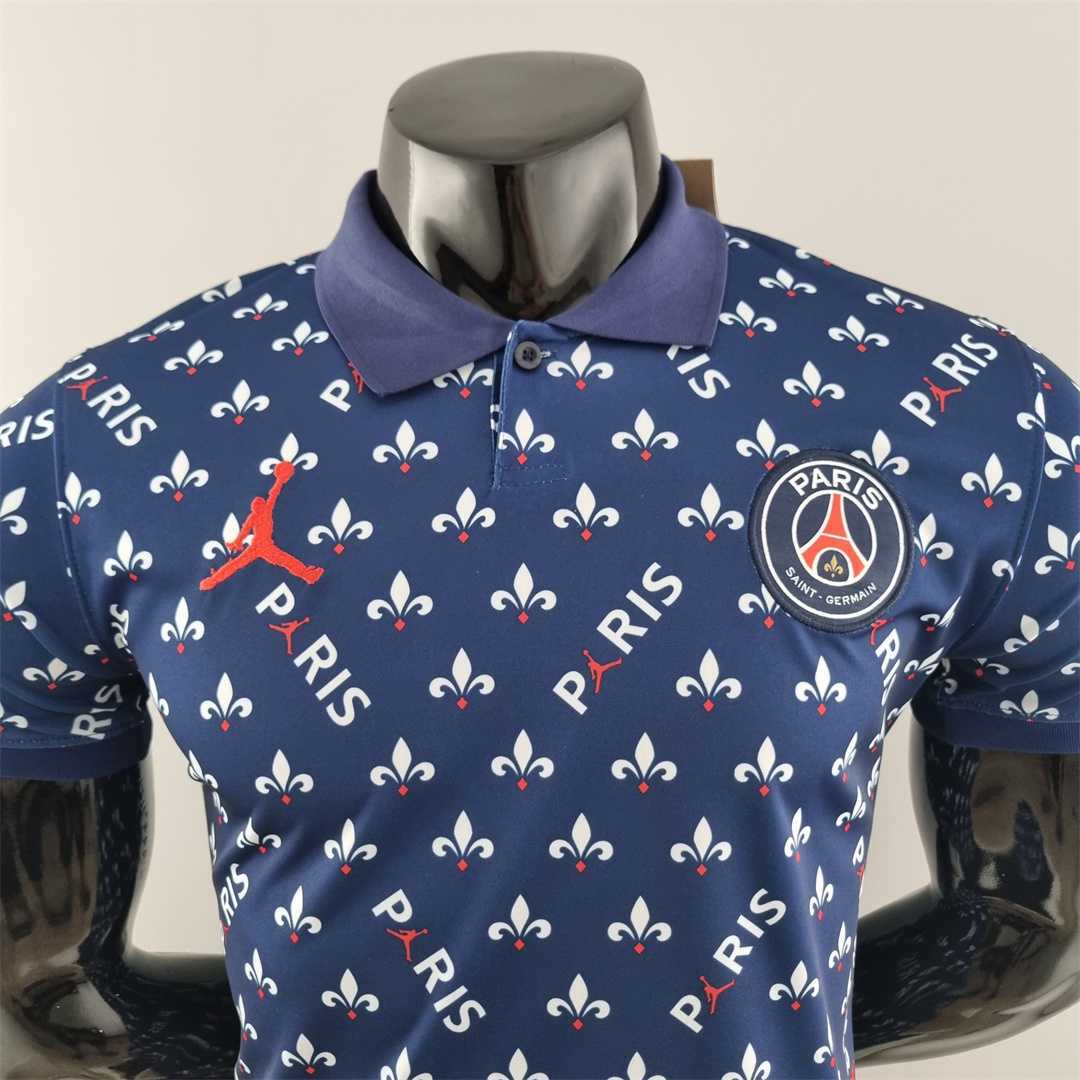 Paris Saint-Germain 2018/19 Polo Bleu Fleur de Lys