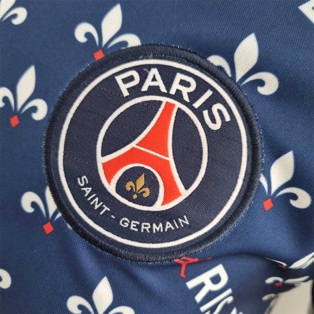 Paris Saint-Germain 2018/19 Polo Bleu Fleur de Lys