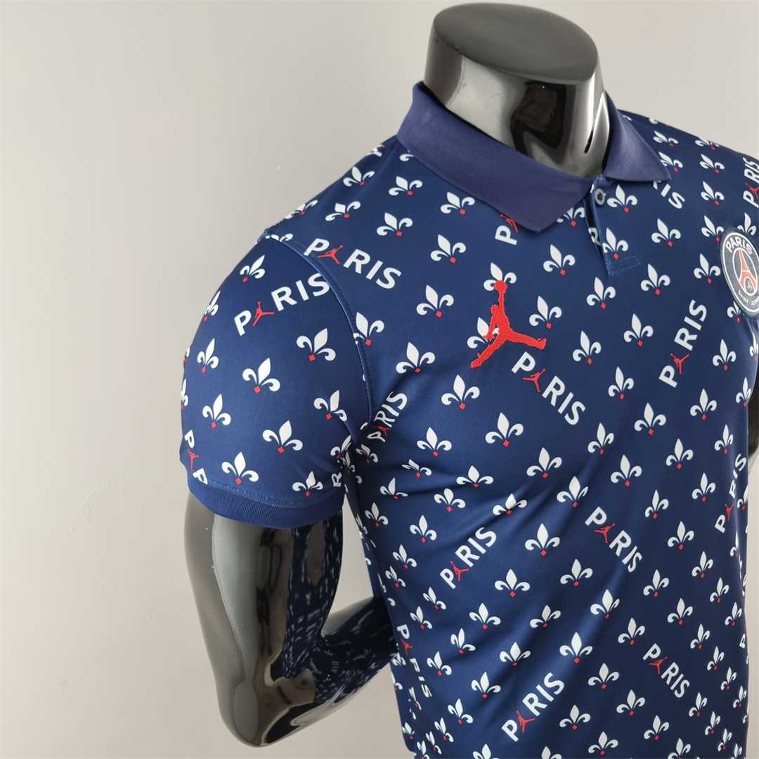 Paris Saint-Germain 2018/19 Polo Bleu Fleur de Lys