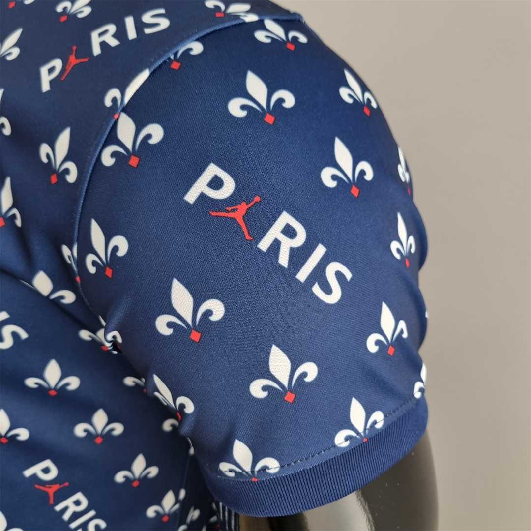 Paris Saint-Germain 2018/19 Polo Bleu Fleur de Lys