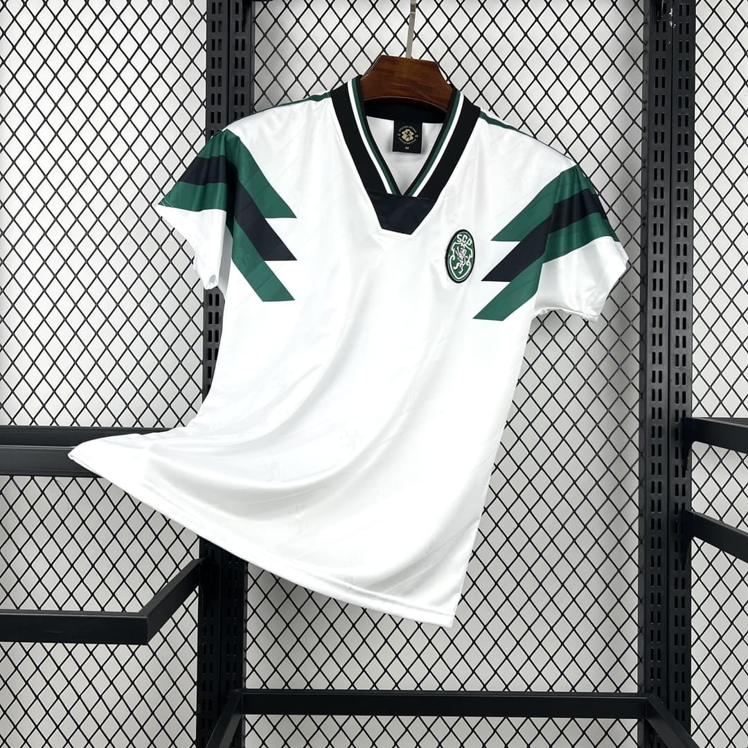 Sporting Lisbonne 25/26 Maillot Vintage Blanc