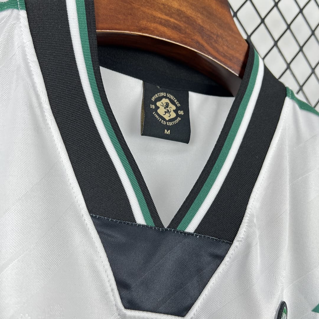 Sporting Lisbonne 25/26 Maillot Vintage Blanc
