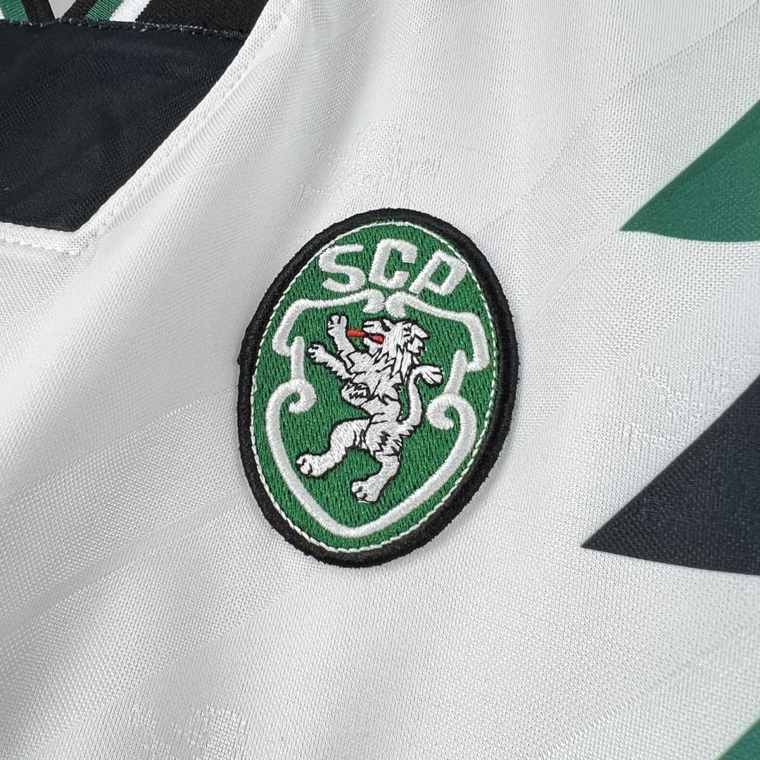 Sporting Lisbonne 25/26 Maillot Vintage Blanc