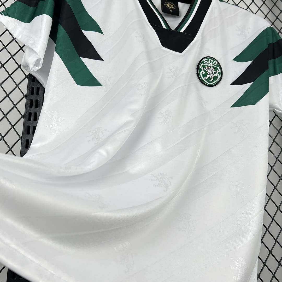 Sporting Lisbonne 25/26 Maillot Vintage Blanc