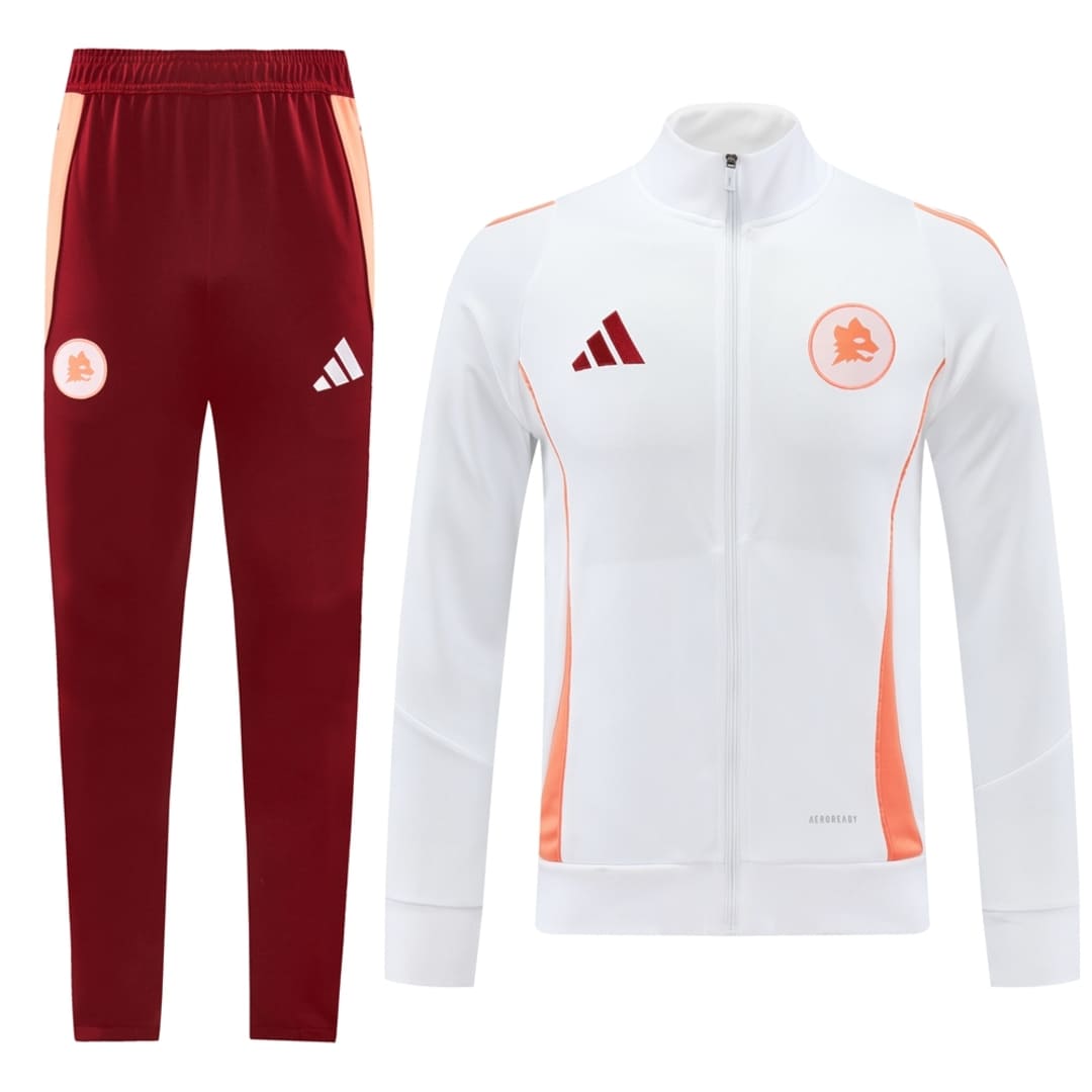 As Roma 2024/25 - Veste/Survêtement Blanc