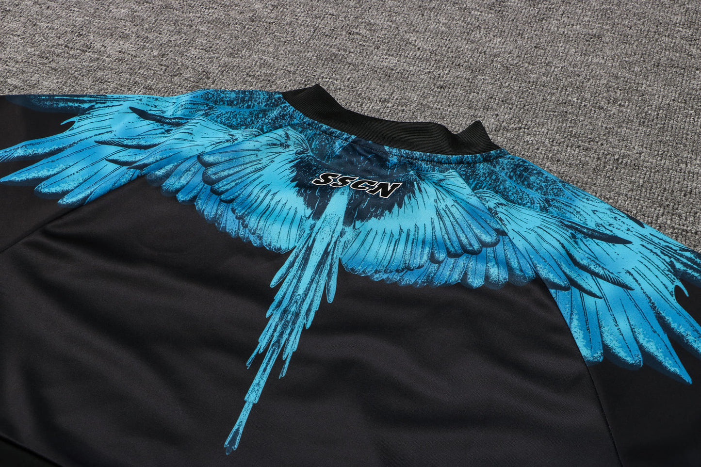 Napoli 21/22 - Veste/Survêtement Kappa x Marcelo Burlon Bleue