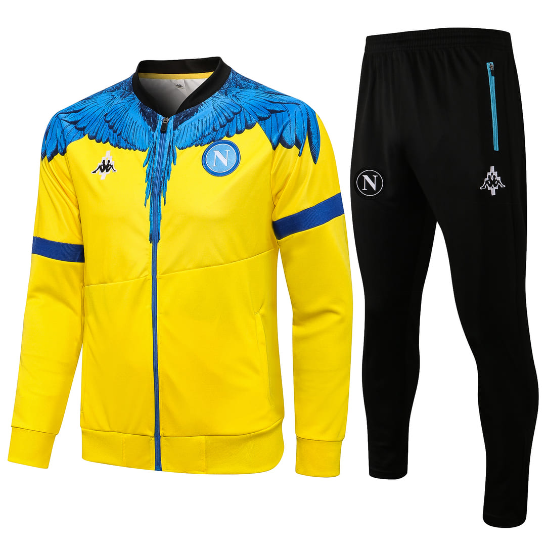 Napoli 21/22 - Veste/Survêtement Kappa x Marcelo Burlon Jaune