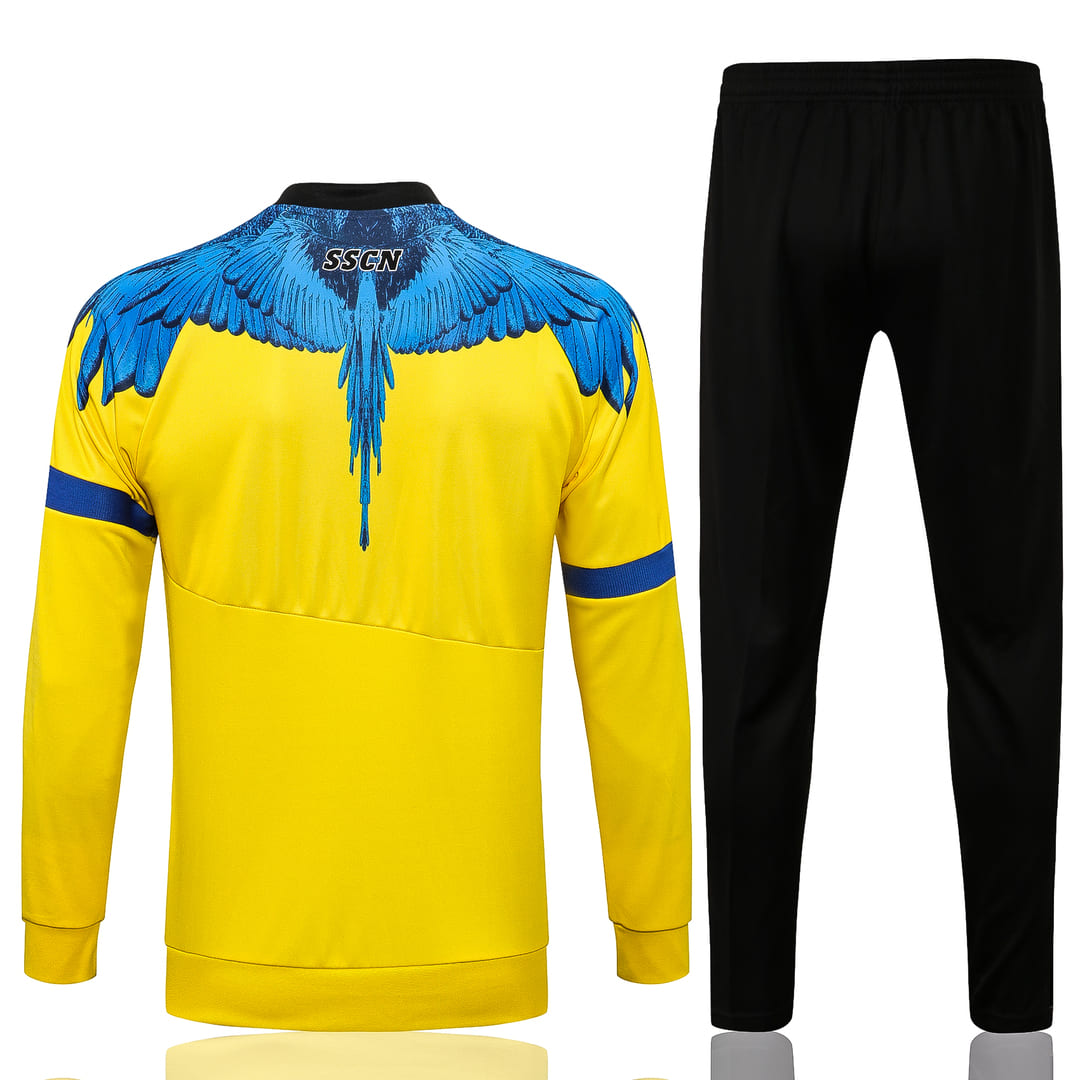 Napoli 21/22 - Veste/Survêtement Kappa x Marcelo Burlon Jaune