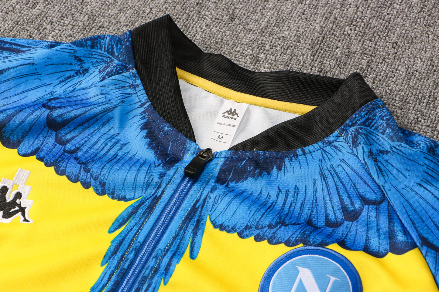 Napoli 21/22 - Veste/Survêtement Kappa x Marcelo Burlon Jaune