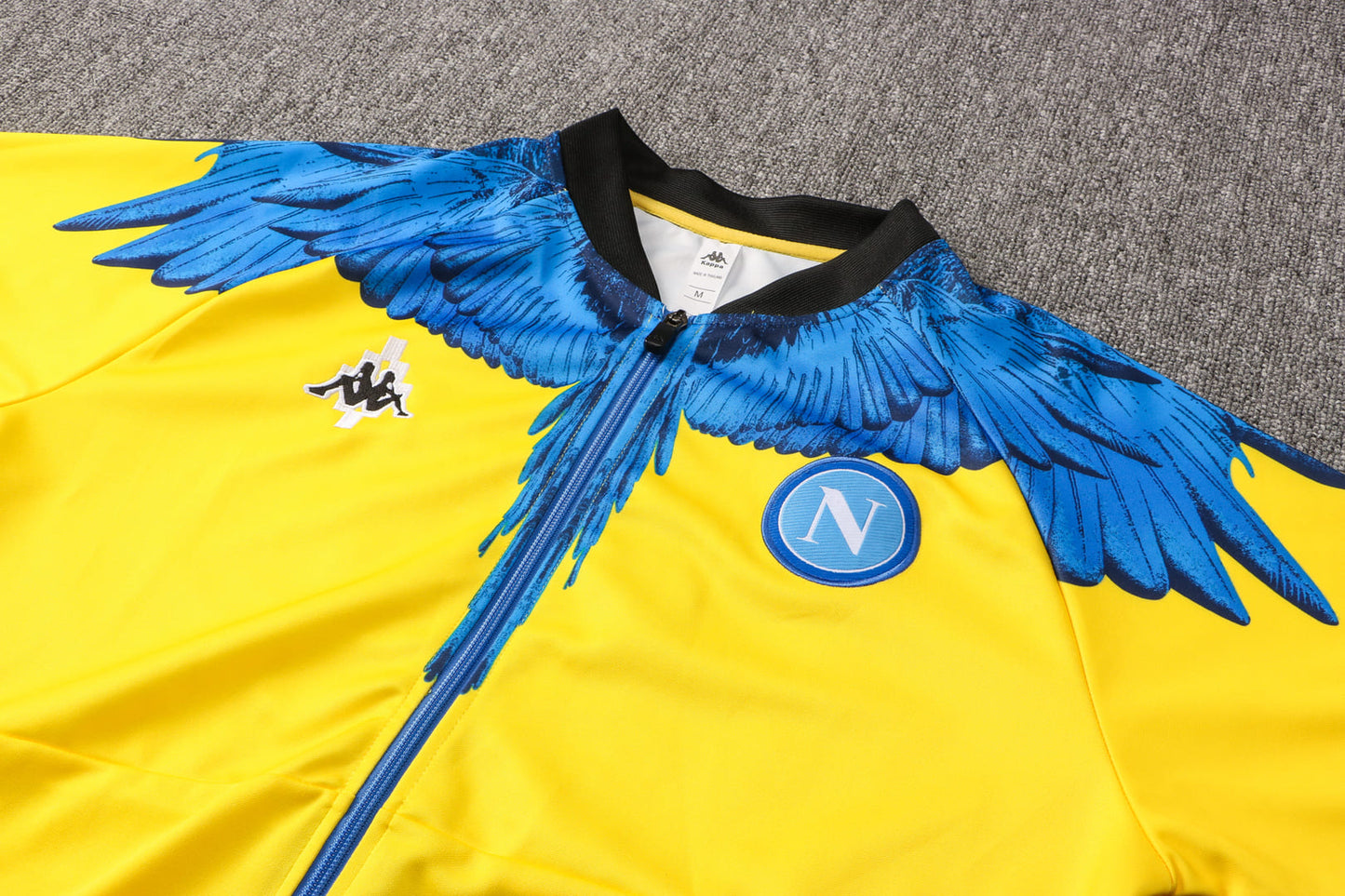 Napoli 21/22 - Veste/Survêtement Kappa x Marcelo Burlon Jaune