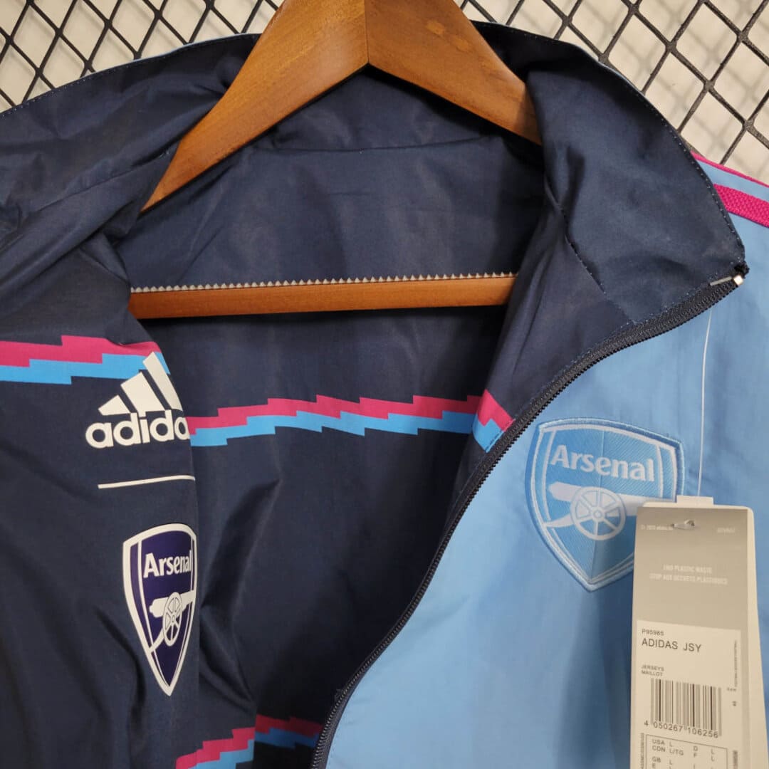 Arsenal 23/24 - Veste Réversible Bleue